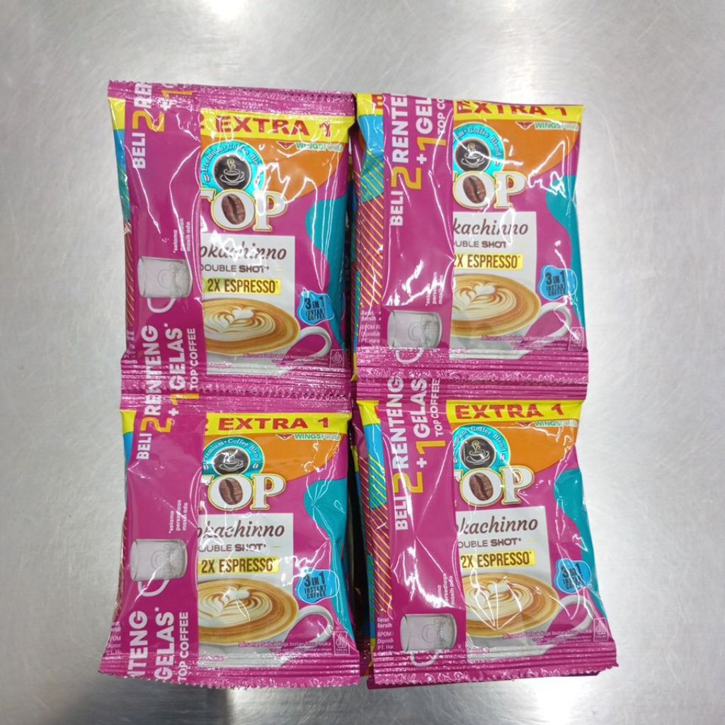 

Top Mokachino 22gr beli 2 renceng gratis gelas