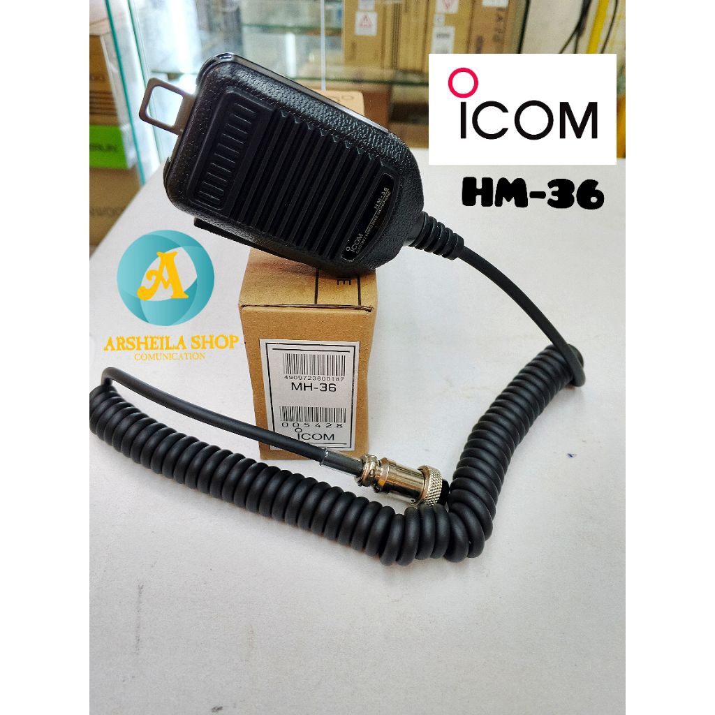 External Mic microfone radio Rig icom ic 718 hm 36