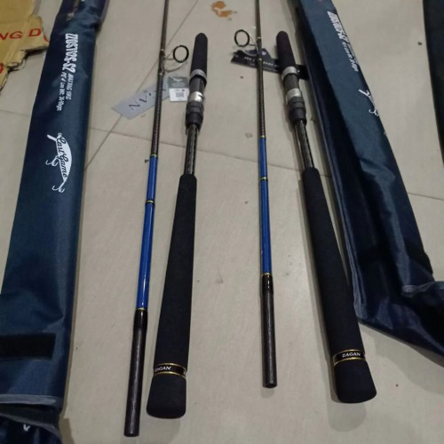 Joran pancing zagan offshore shooter popping 702 atau 762 joran popping laut type stage ii