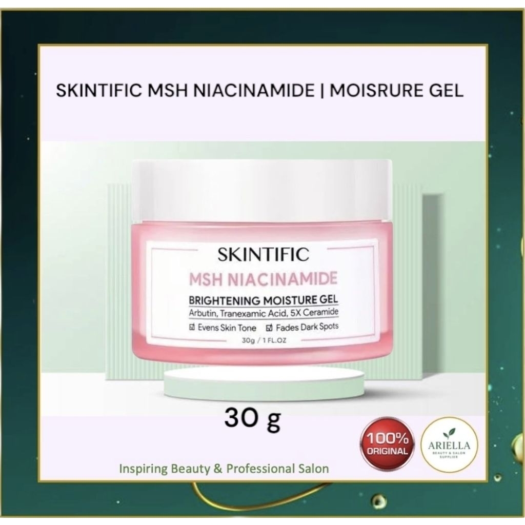 SKINTIFIC MSH NIACINAMIDE 30g | mencegah bintik penuaan