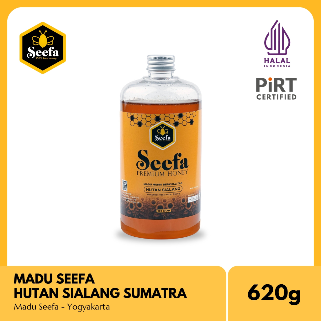 

Madu Hutan Liar Sialang Sumatra Seefa Raw Honey 620 gram Sertifikasi Halal