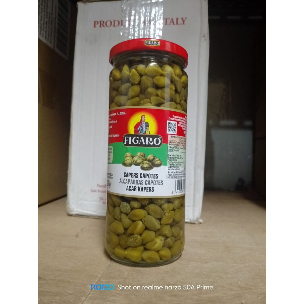 

Figaro Capers I/Vinegar Capott 450 gr