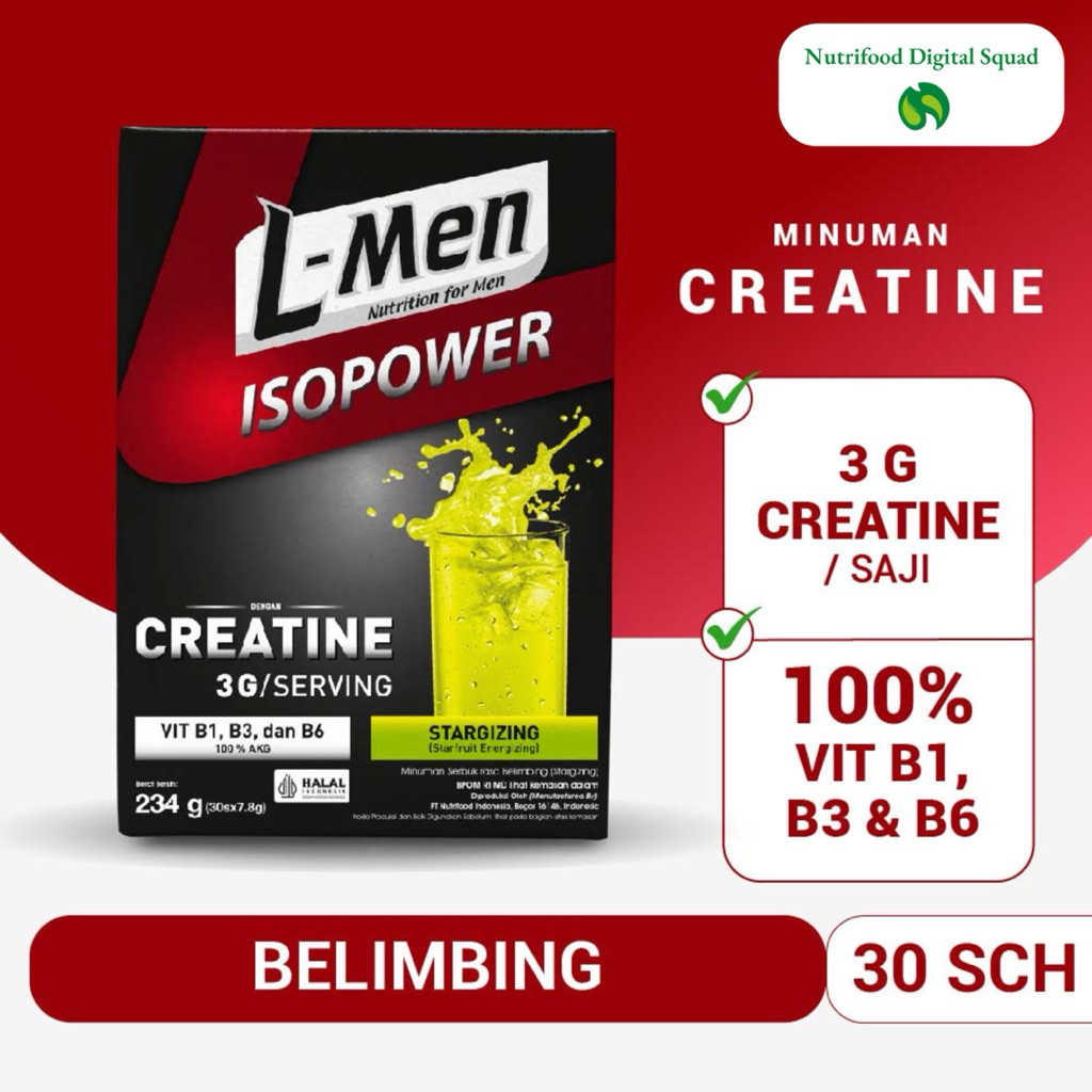 

L-Men Isopower Stargizing 30 sch with Creatine & Vitamin B