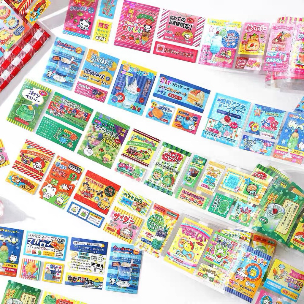 

sticker roll japanese food drink dekorasi journal readystock B3616