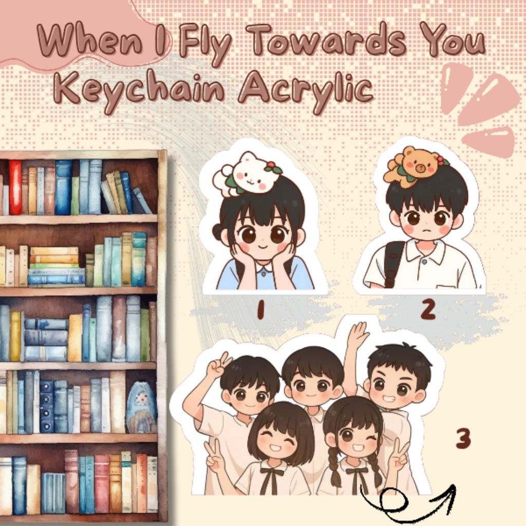 Keychain Acrylic Dracin/ Keychain Acrylic/ Keychain Acrylic Custom/ Keychain Acrylic Anime/ Ganci Cu