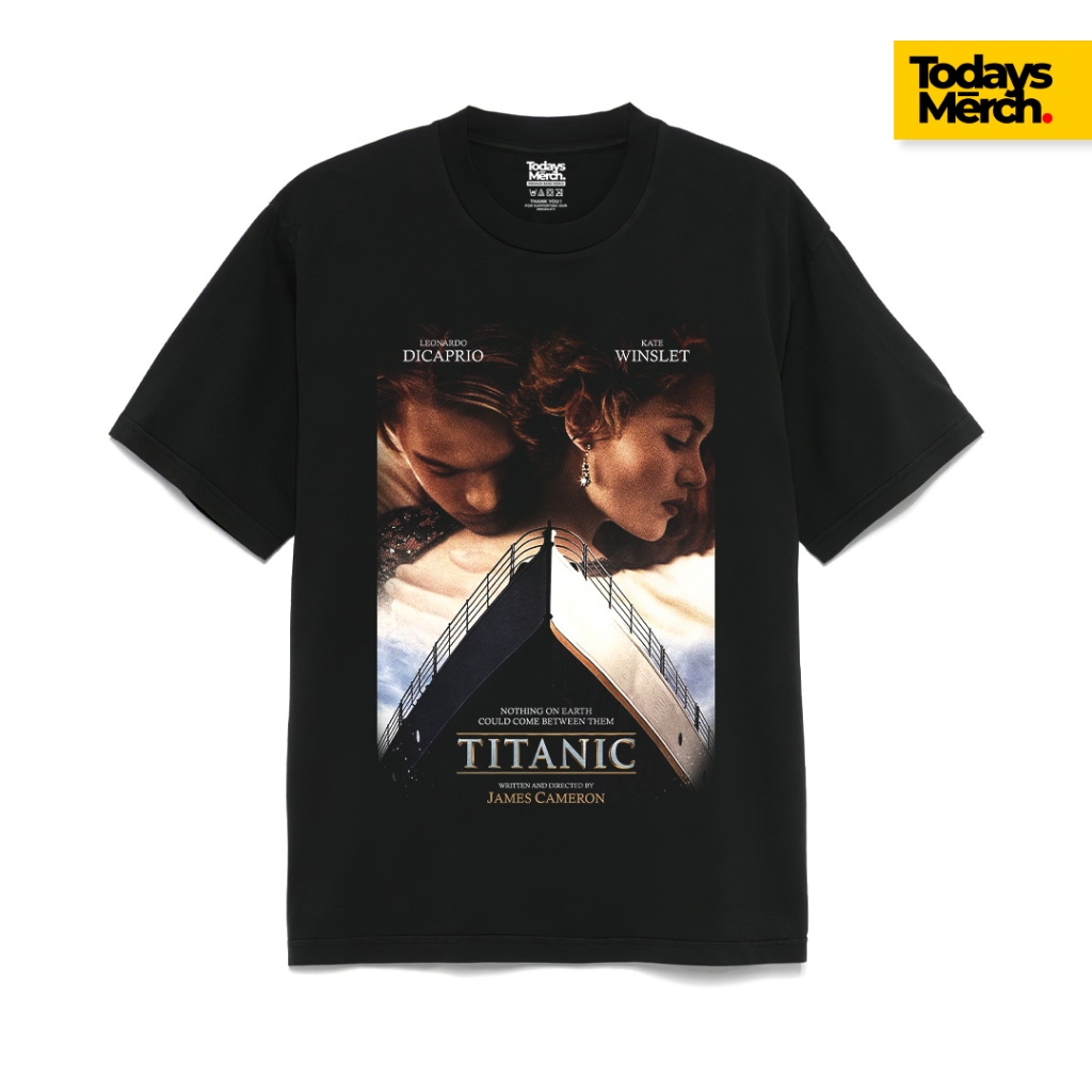 Kaos Film Titanic Vintage Hitam