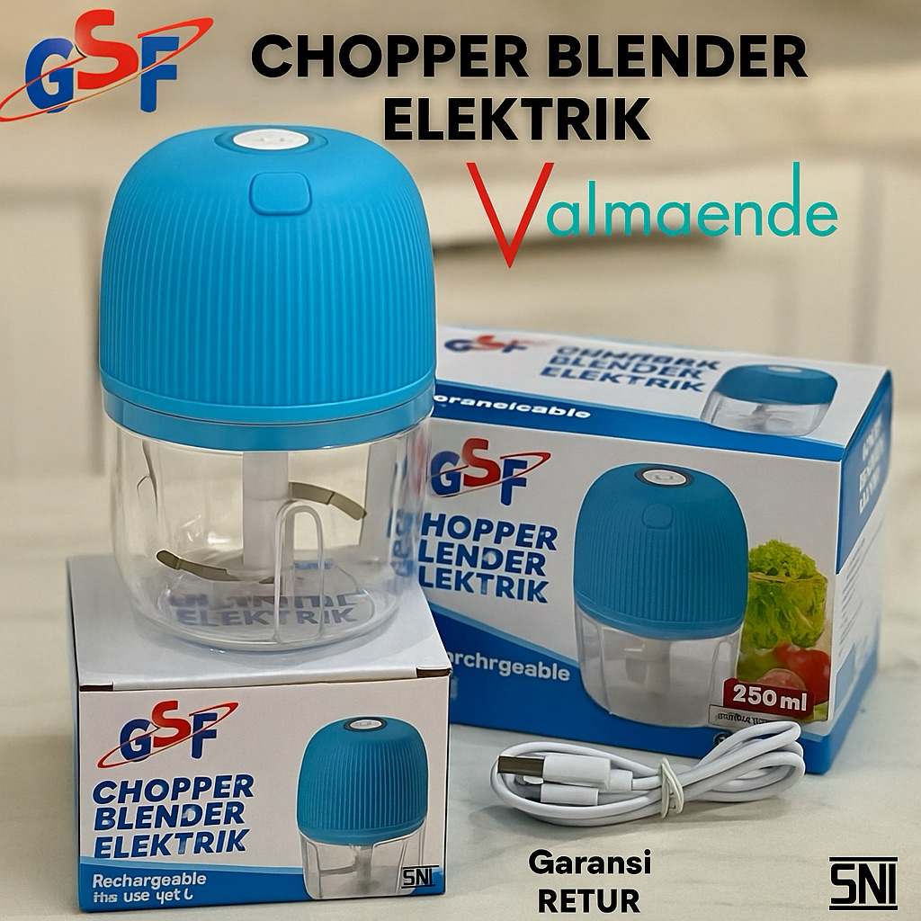 CHOPPER BLENDER Bumbu Dapur Blender KAPSUL GSF 626 Serbaguna Blender Mini Portable