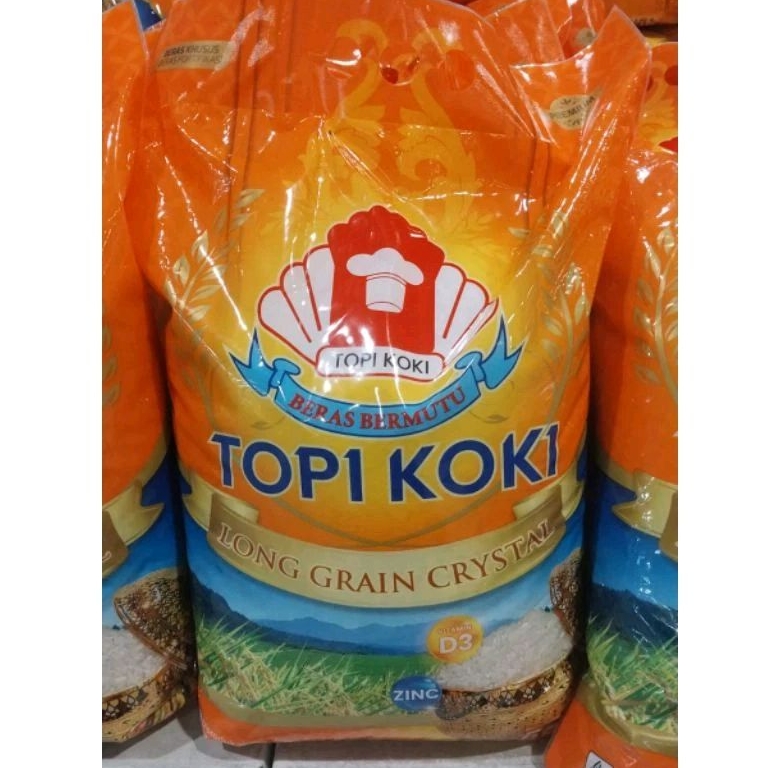 

Topi Koki Beras Premium Long Grain 5 kg
