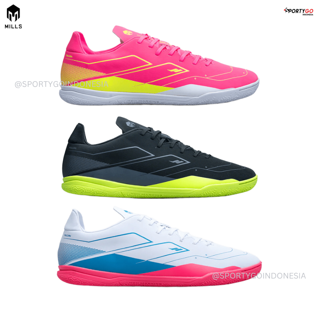 Sepatu Futsal MILLS Vulcan 2.0 IN ORIGINAL |  MILLS VULCAN 2.0 IN