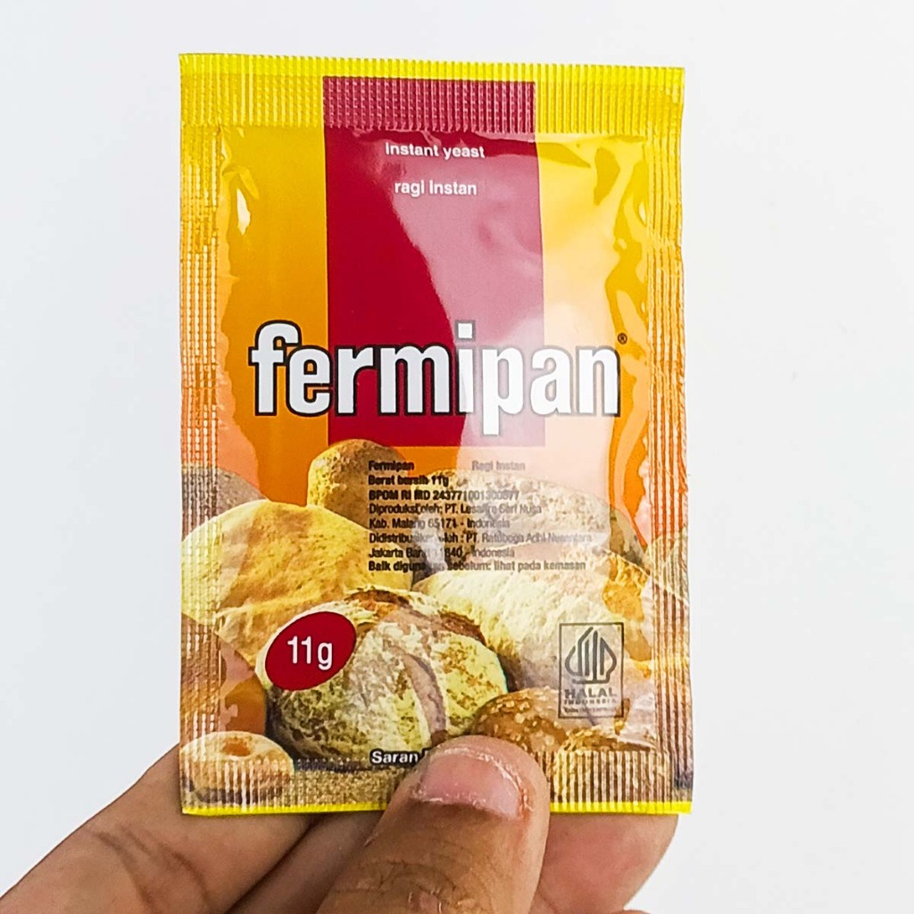 

Ragi Instant Fermipan 11g Pengembang Kue Praktis Halal