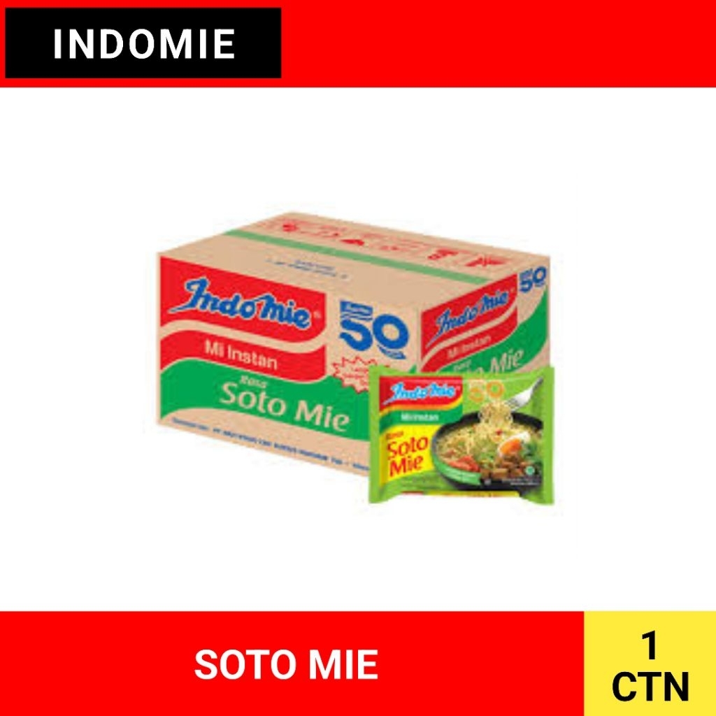 

INDOMIE Indomie rasa soto 1 dus isi 40