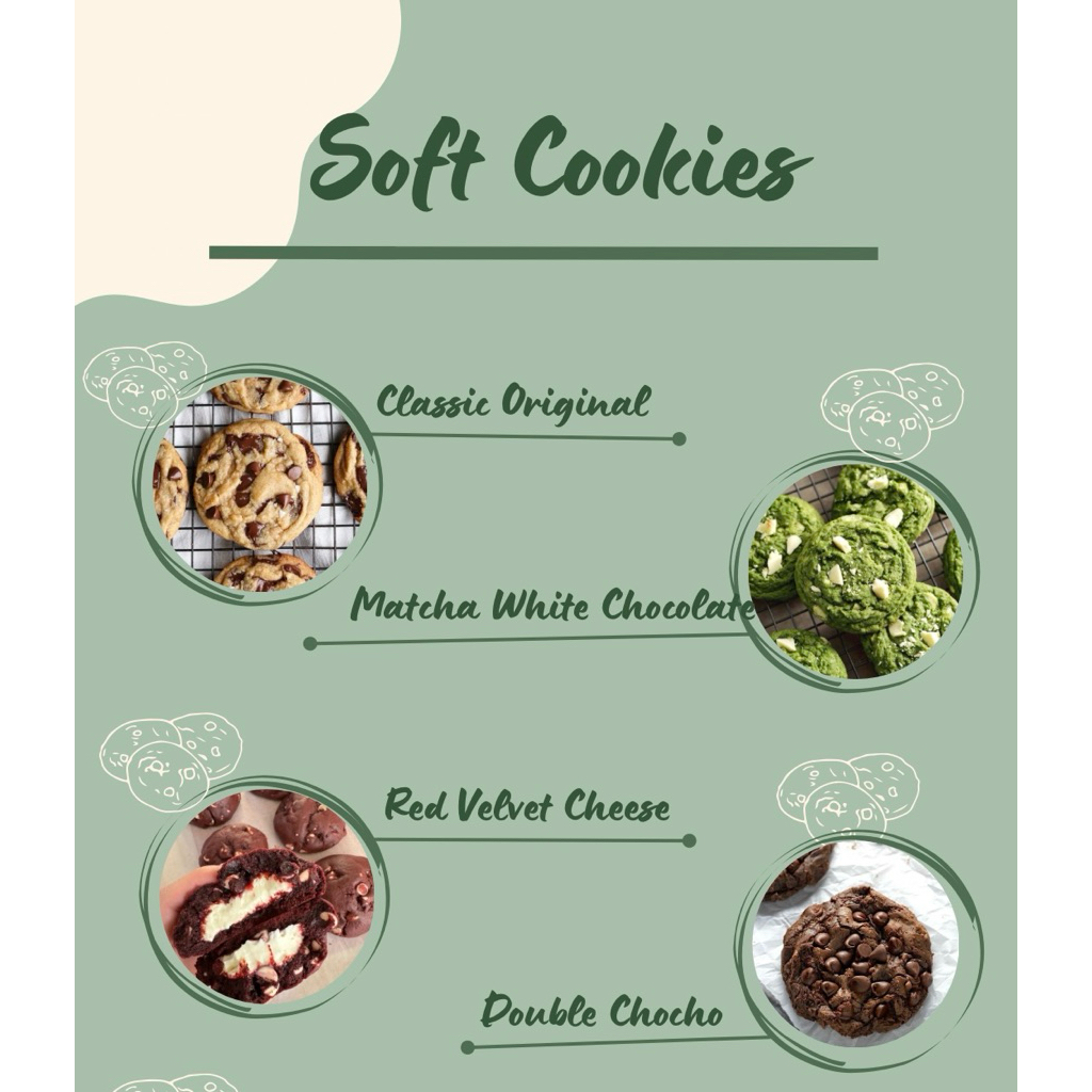 

Sweet Cakes - Soft Cookies Premium ( Minimal Order 3pcs)