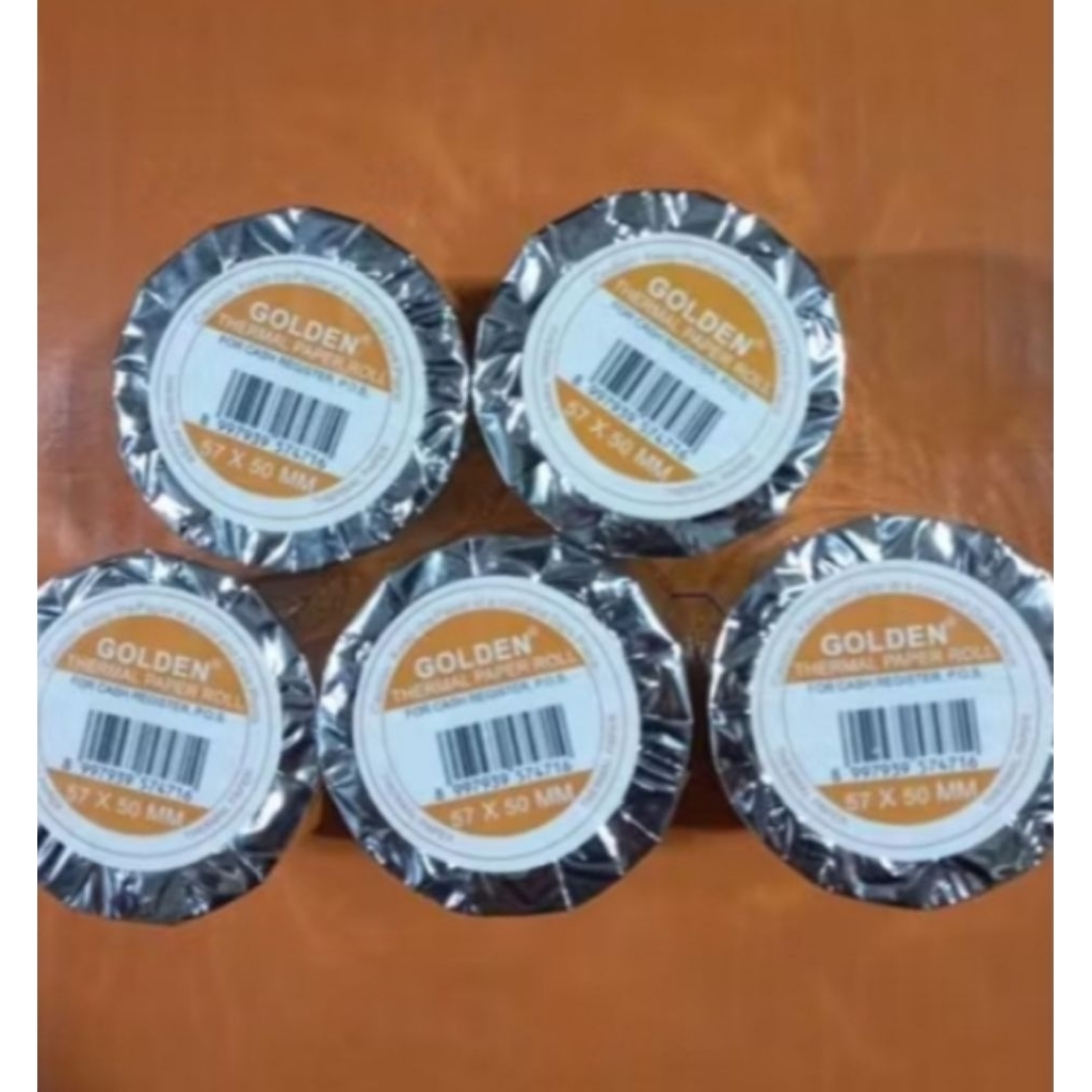 

Thermal Struk Kasir Golden 57 x 50 mm (1 roll)
