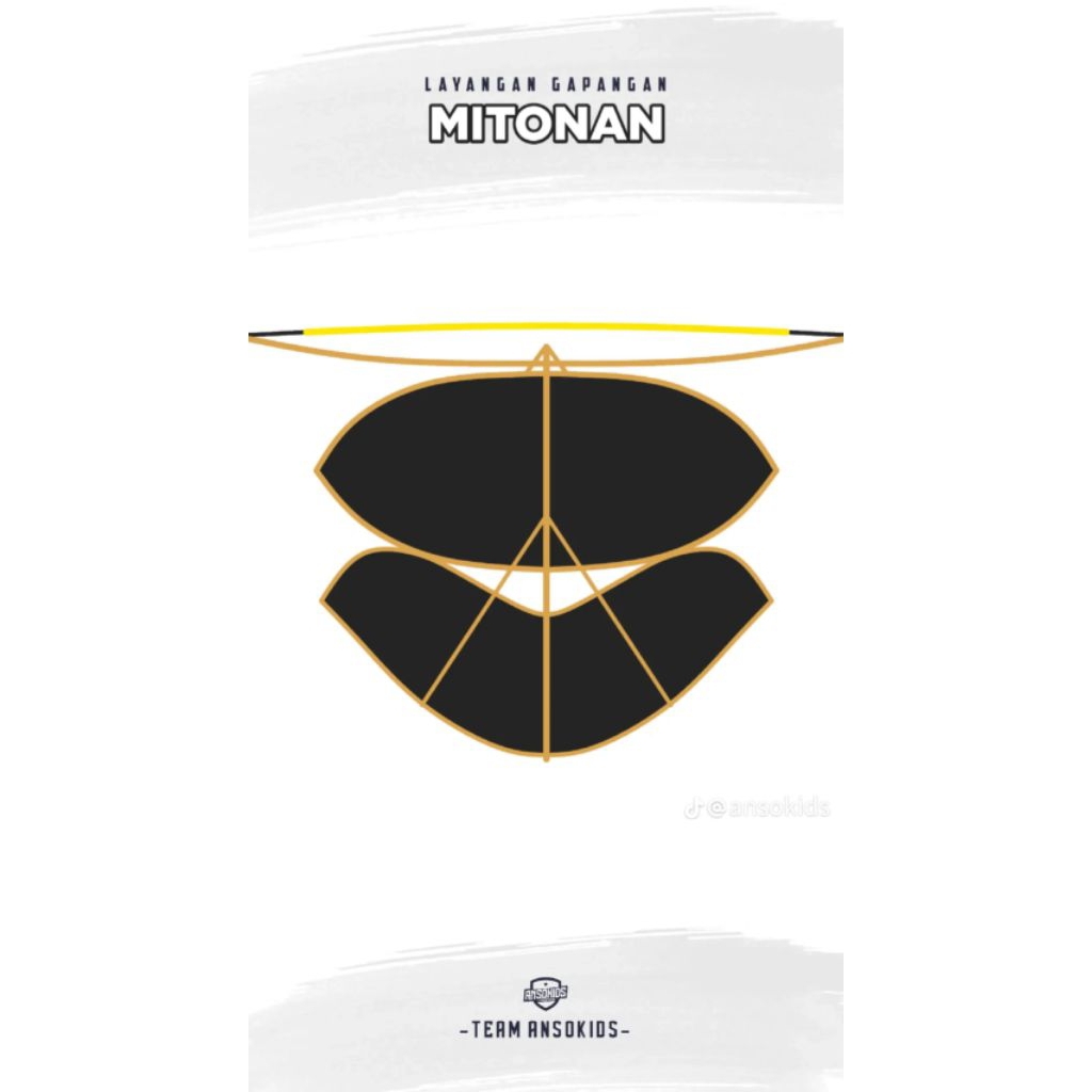 PROMO TERMURAH LAYANGAN GAPANGAN MITONAN SAYAP 70Cm