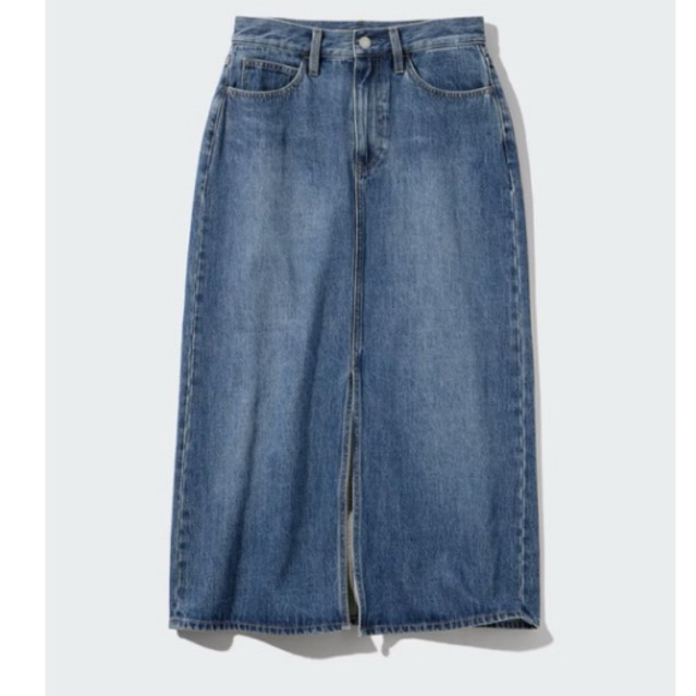 Rok Uniqlo Jeans Baru - Rok Denim Wanita