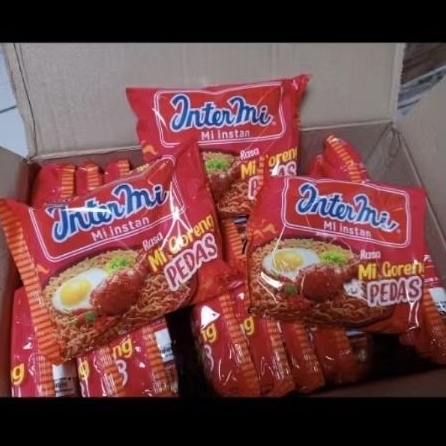

termurah 1 karton intermie pedas 40 pcs sama setangah karton 20 pcs