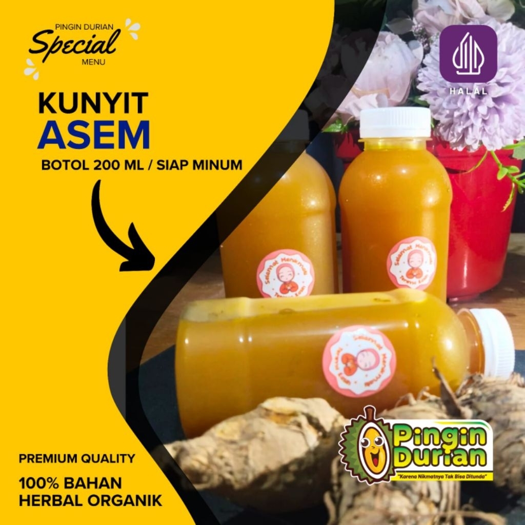 

kunyit asam / jamu kunyit asam siap minum/ herbal kunyit asam