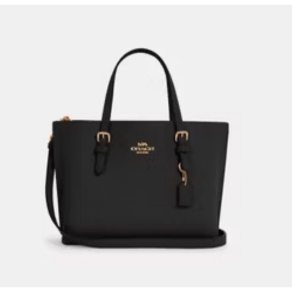 Coach Leather Mollie Tote 25, Tas Jinjing Wanita