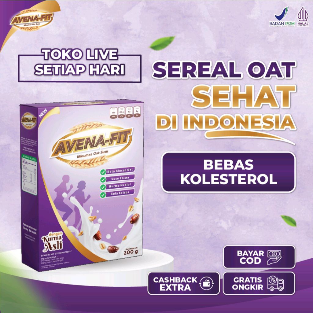 

Terbaik Avenafit - Pilihan Tepat Bantu Turunkan Kolesterol Tinggi Dengan Menu Sarapan Sereal Oat Susu