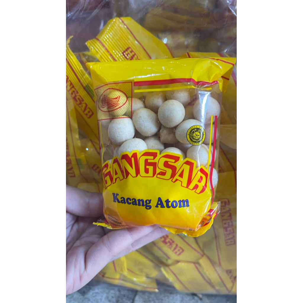

Kacang Atom Gangsar mini 40gram / Kacang atom gangsar sachet