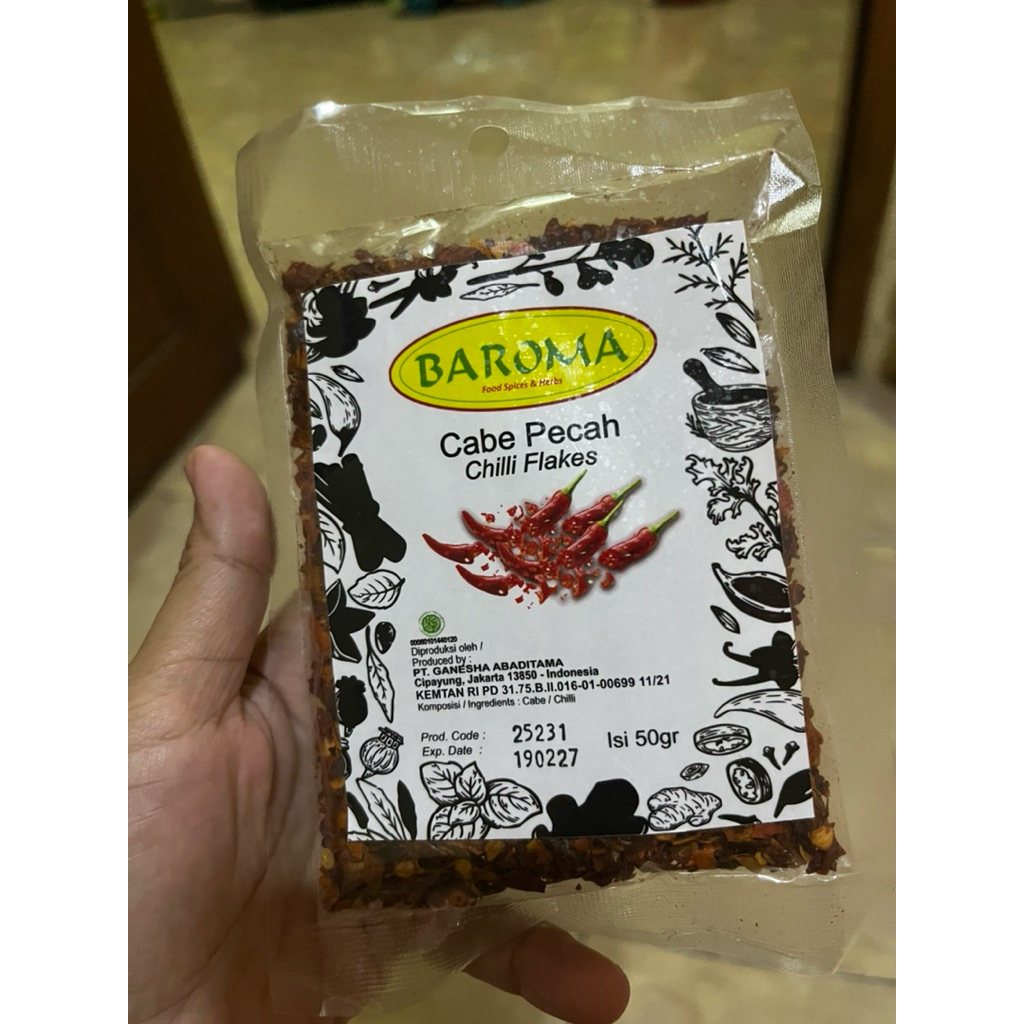 

Cabe pecah refill 50 Gram