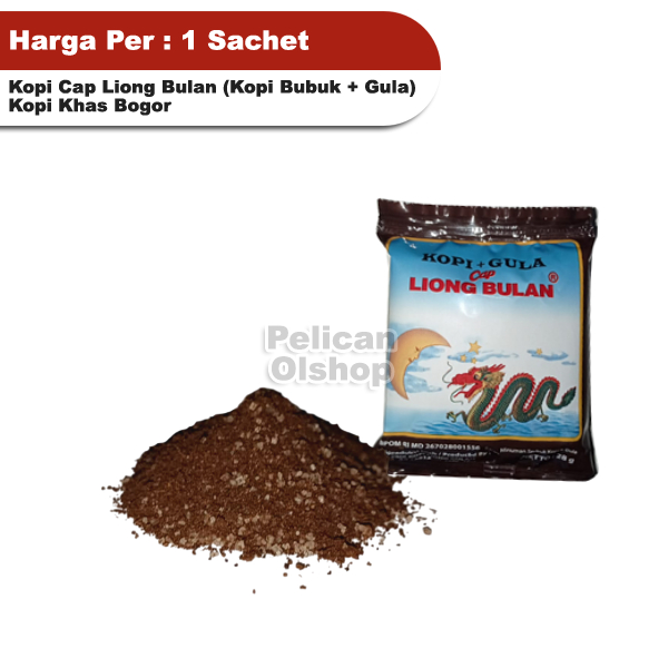 

Kopi Plus Gula Cap Liong Bulan 1 Sachet 27 Gram (Expire 1-2 Bulan)