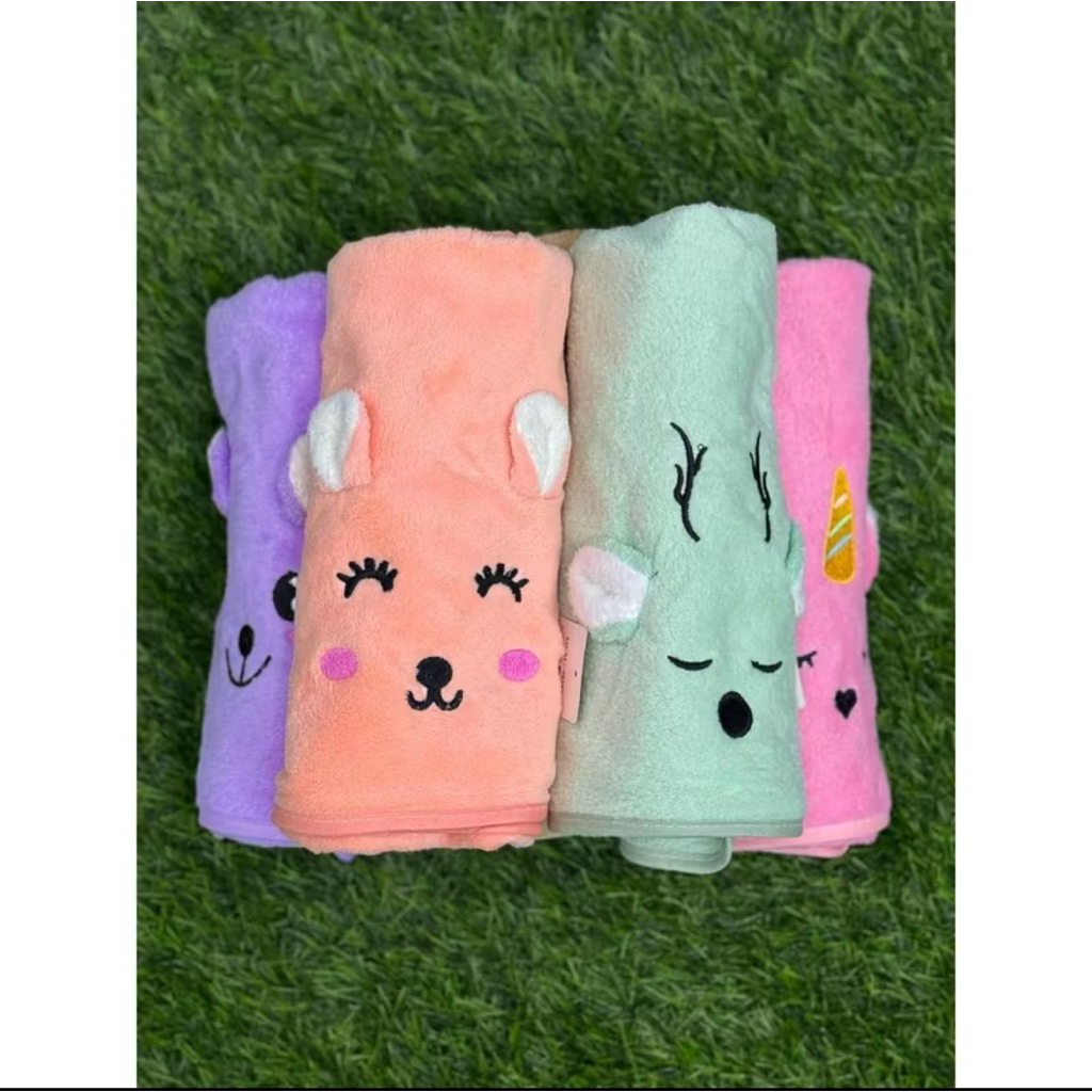 Handuk bayi Microfiber/Handuk bayi lembut/Handuk bayi lucu/Handuk bayi murah