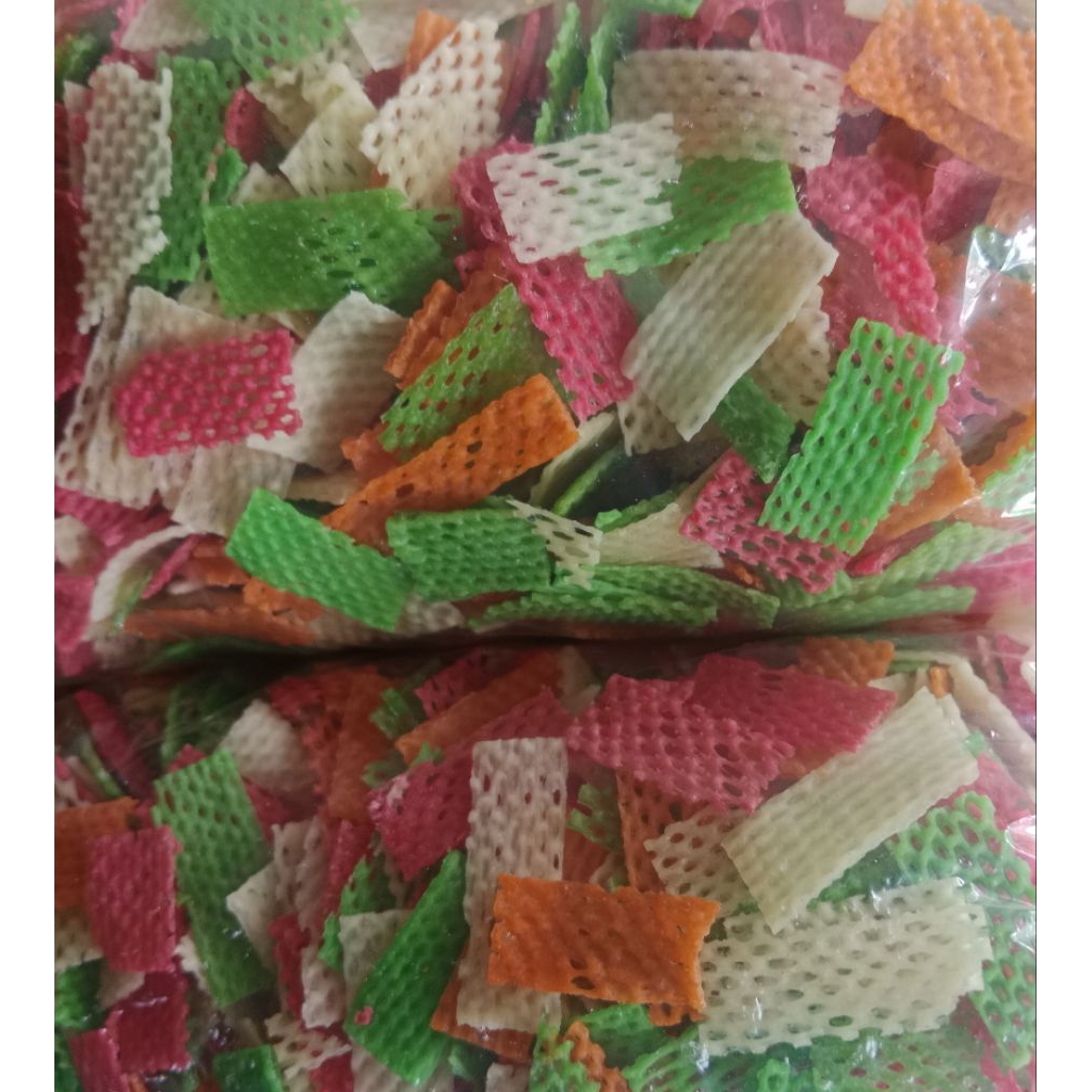 

KERUPUK TARO MENTAH WARNA WARNI