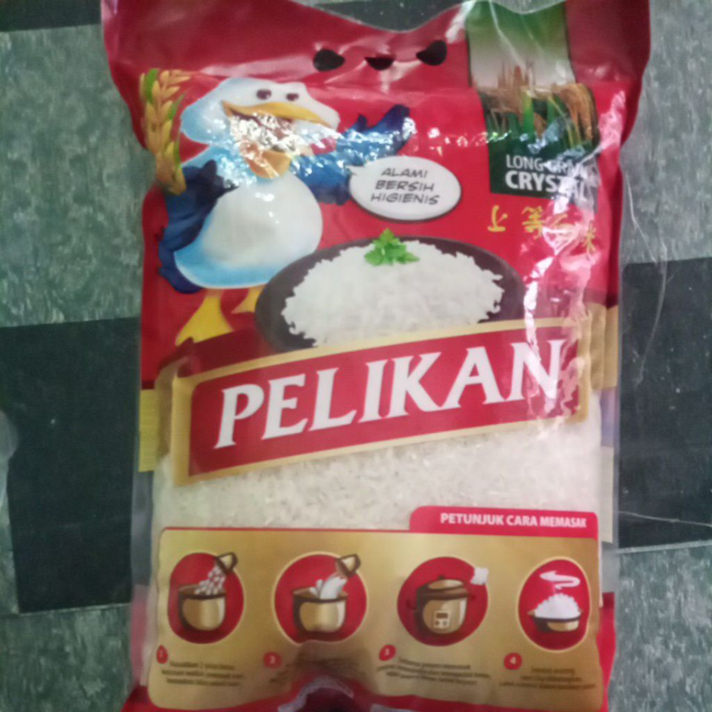

Beras pelikan 5kg