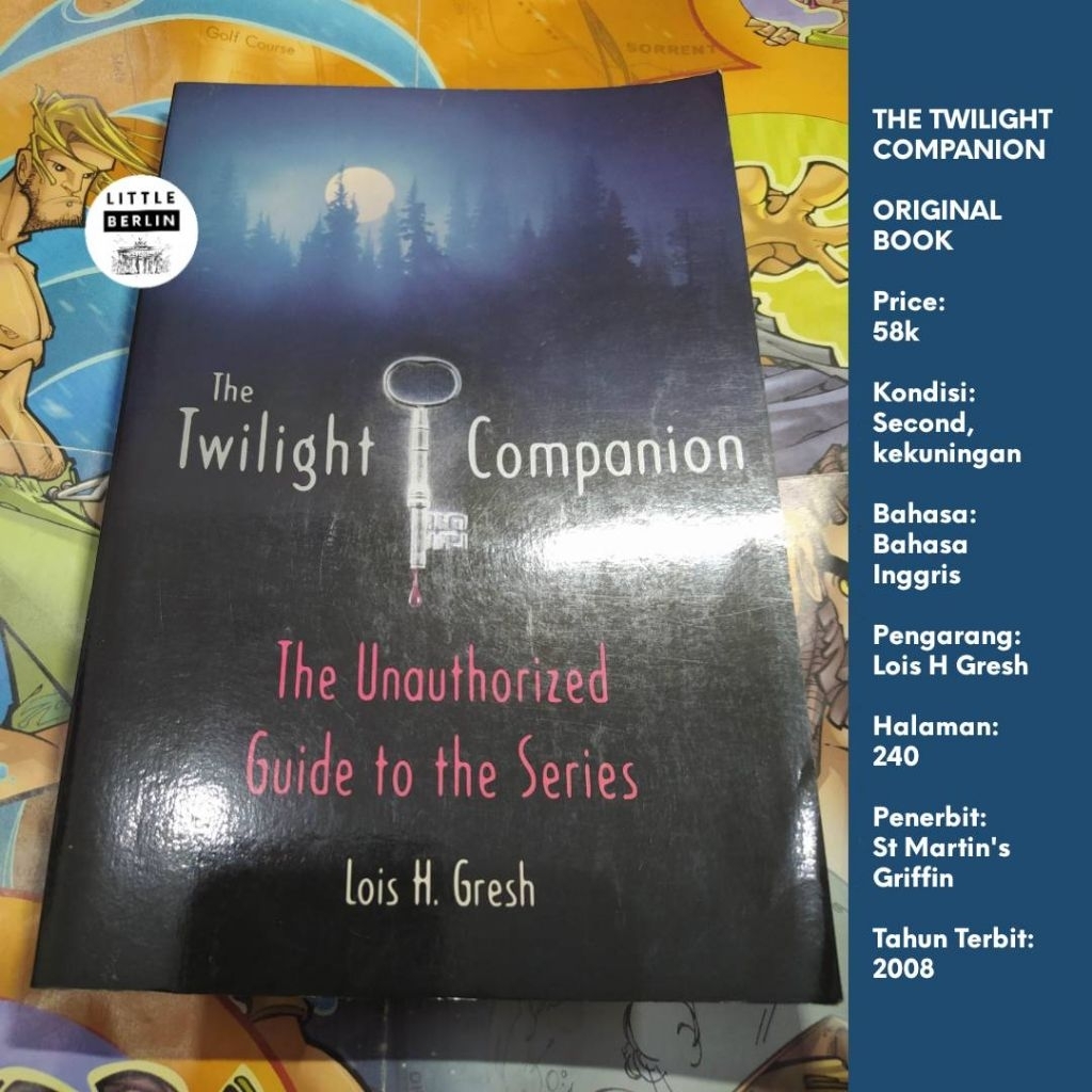 ORIGINAL Buku TWILIGHT COMPANION The Unauthorized Guide to the Series Preloved English Paperback Buk