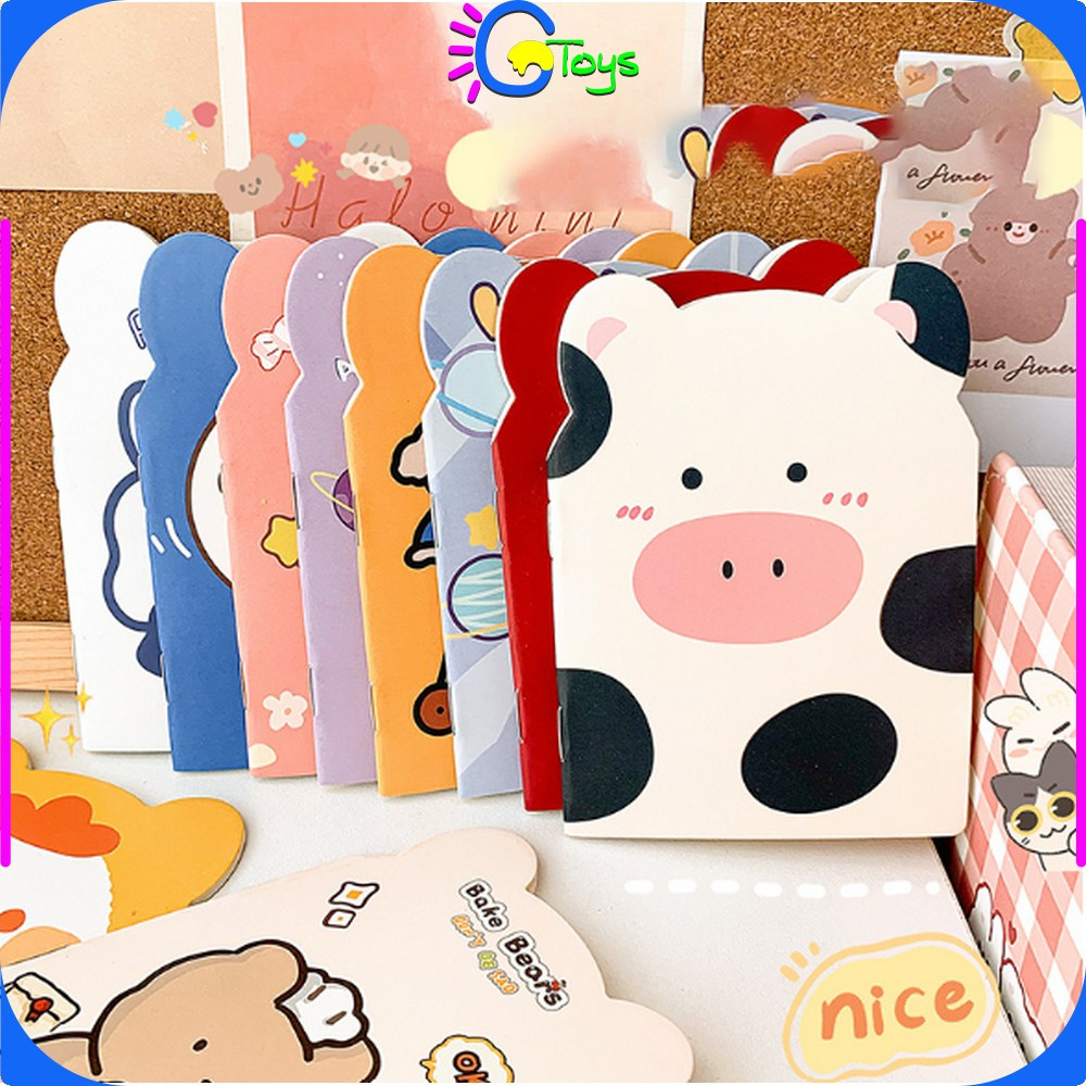 

EC CR-A40 Buku Tulis Memo Kecil Mini Motif Karakter Kartun / Note Book Buku Catatan Kartun Berkuping Cartoon Mini Book