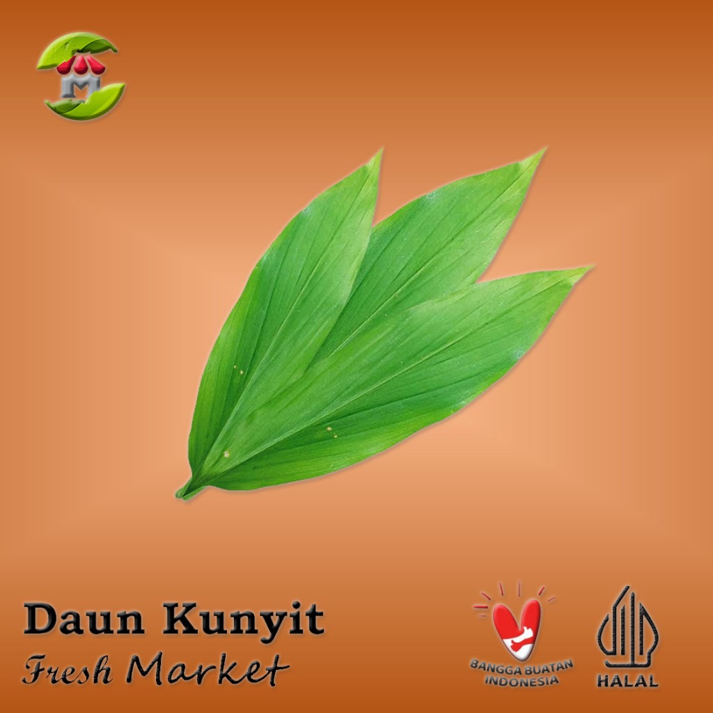 

[Bintaro] Daun Kunyit Per Pack 5 Lembar