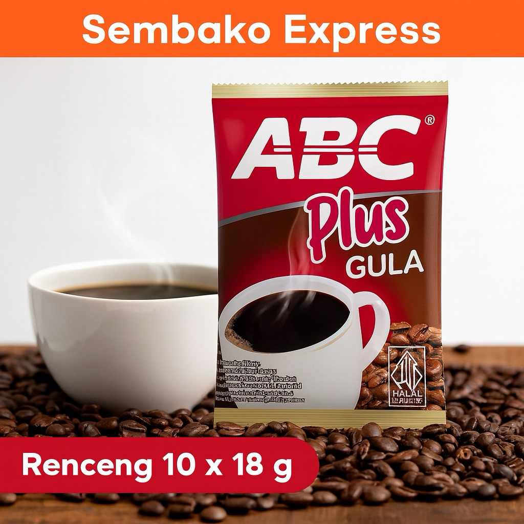 

ABC Kopi Plus Gula Renceng 10 x 18 g