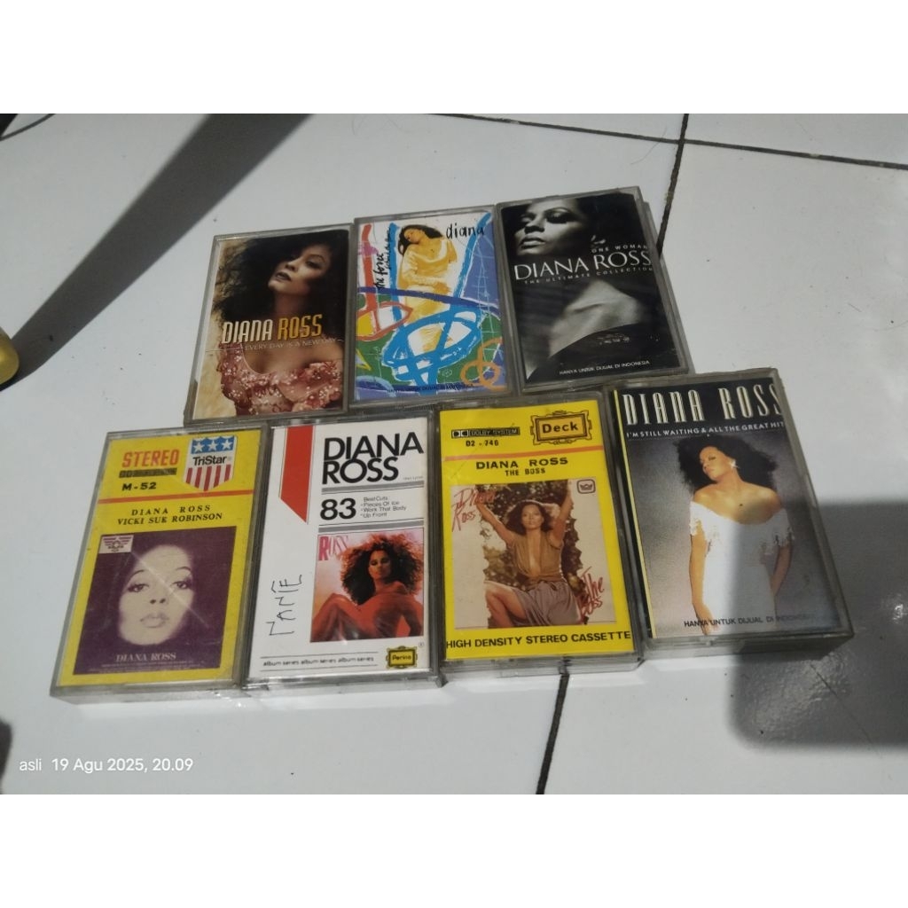 kaset pita diana ross / sepaket