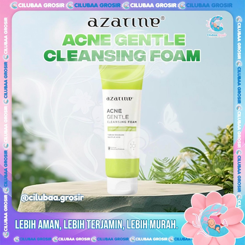 Azarine Acne Gentle Cleansing Foam 75mL || Azarine Acne Pembersih Muka