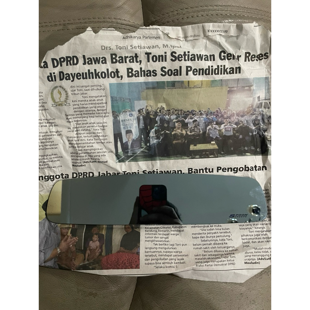 Spoon Sport Interior Mirror Original Made in Japan Civic Turbo