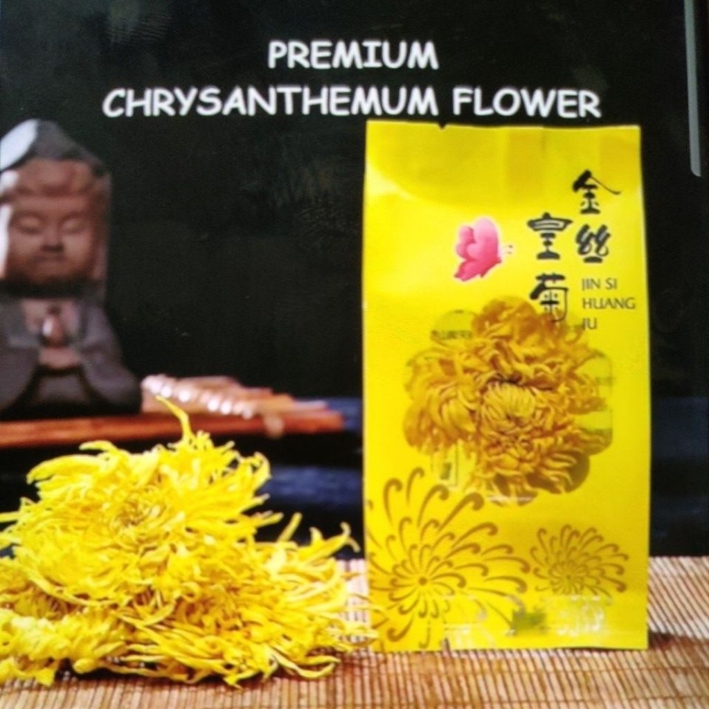 

Teh bunga kembang golden chrysanthemum flower tea dried Krisan / teh Tawar / Teh diet / teh detox / teh langsing