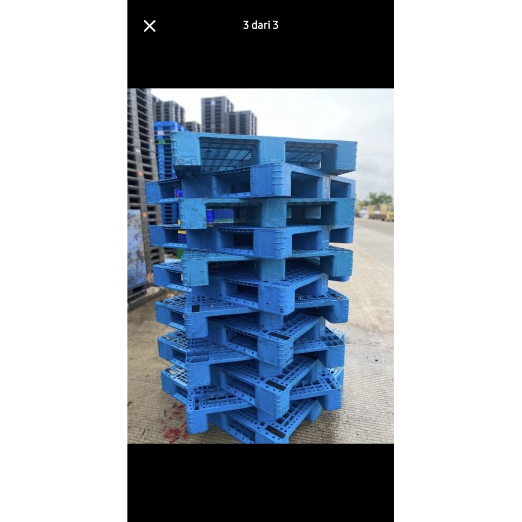 

palet plastik M 120"100 biru