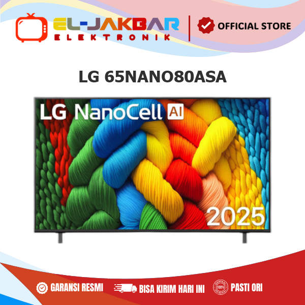 LG 65NANO80ASA Smart TV 65 Inch 4K NanoCell  Processor Gen8