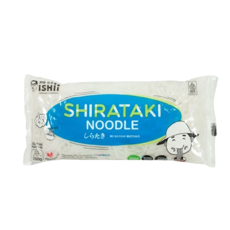 

Mie Shirataki Basah Hijau 200g HALAL