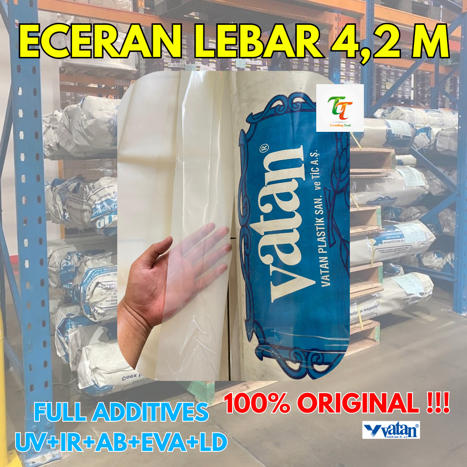 Plastik UV Vatan Lebar 4,2 meter, Plastik UV Vatan ECERAN