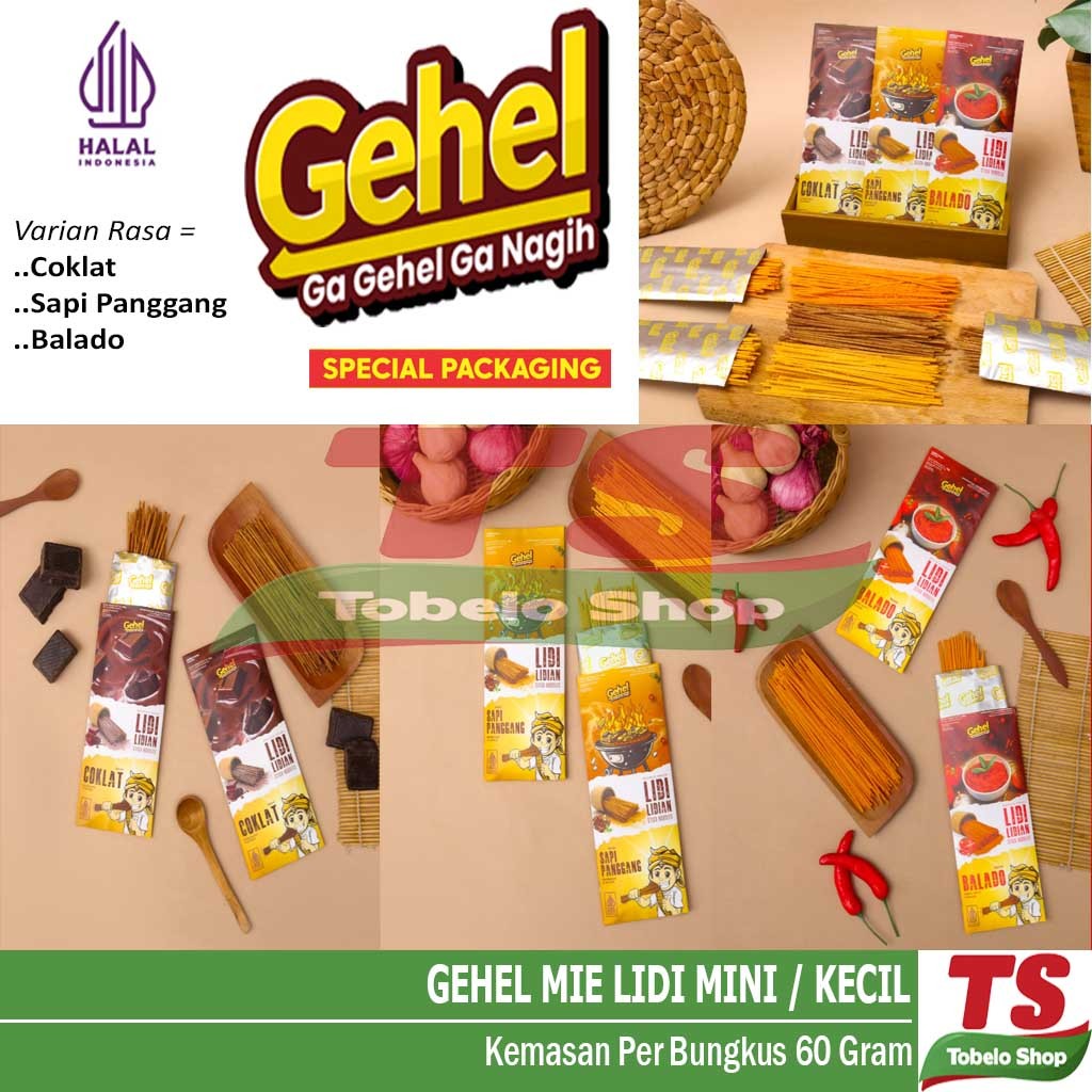 

GEHEL MIE LIDI 60 GRAM / GEHEL MI LIDI KECIL