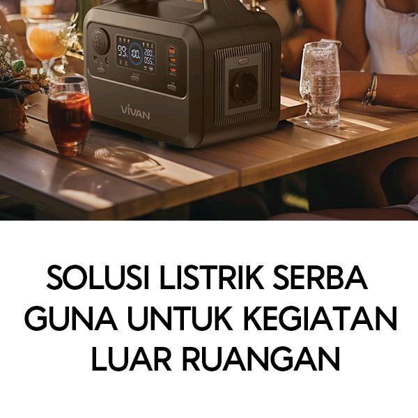 Vivan VPS-P300 Power Station 300W / 220V 96000Mah 300Wh Powerbank Portable Charger Station Power Sup