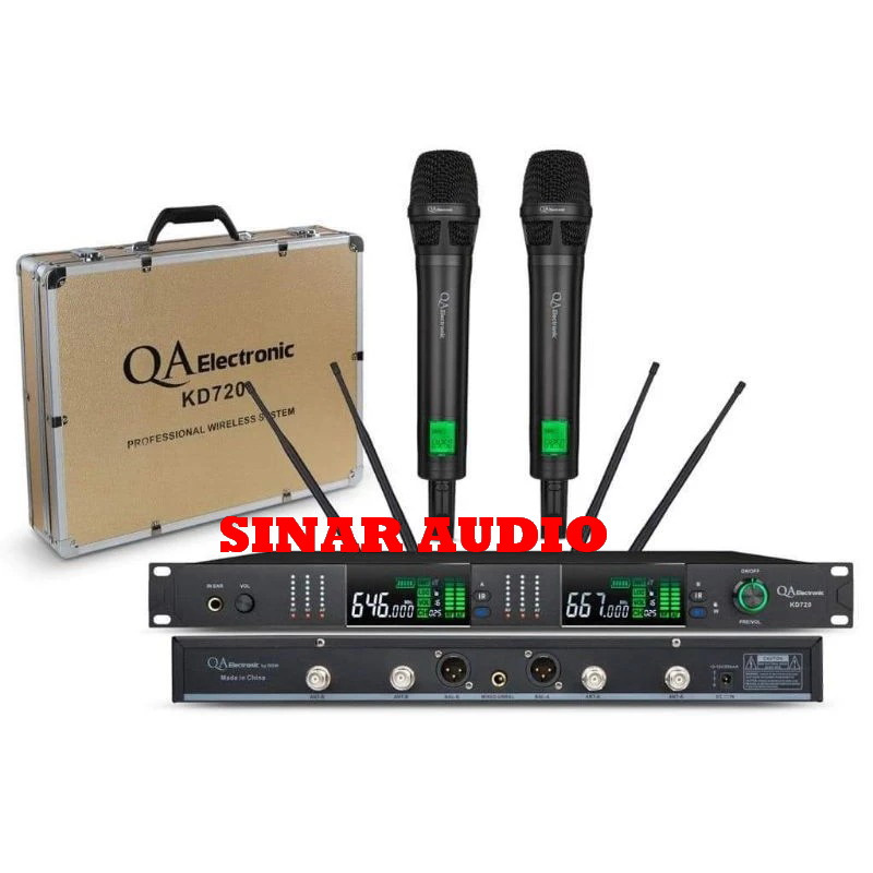 MIC WIRELESS QA ELECTRONIC KD720 QA ELEKTRONIK KD 720  ORIGINAL