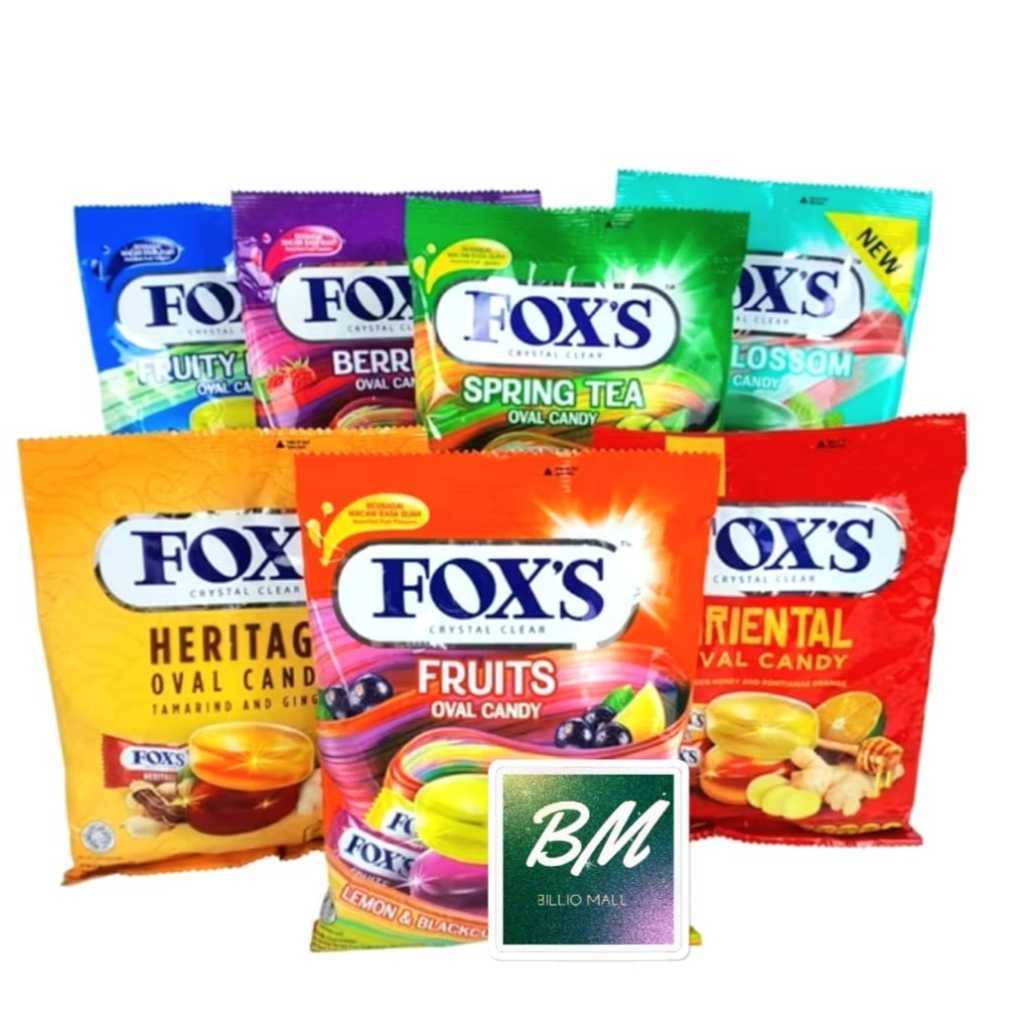 

Permen FOXS Oval Zak 125 gr Rasa Buah dan Mint