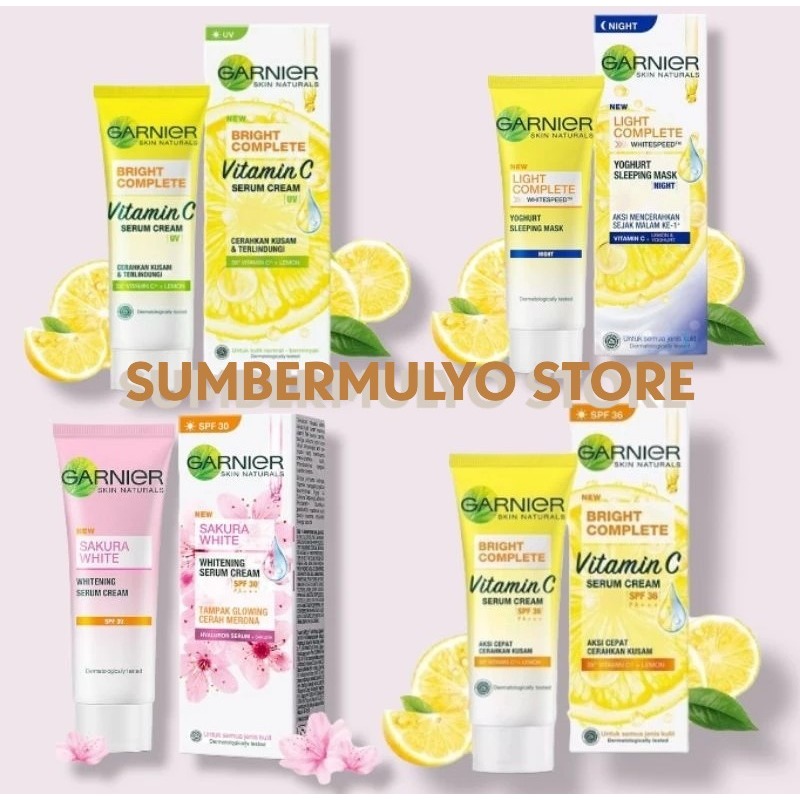 PELEMBAB GARNIER VITAMIN C // SAKURA WHITE