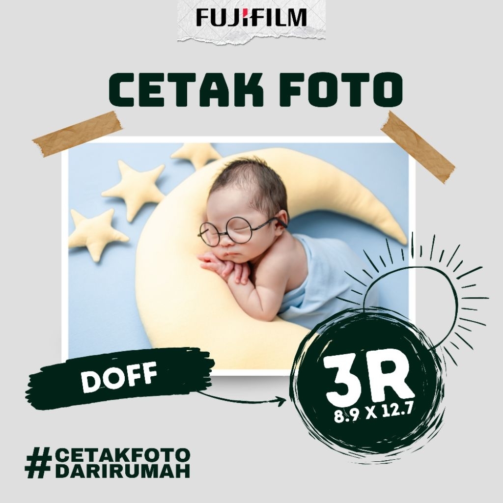 CETAK FOTO 3R DOFF FUJIFILM KUALITAS LAB