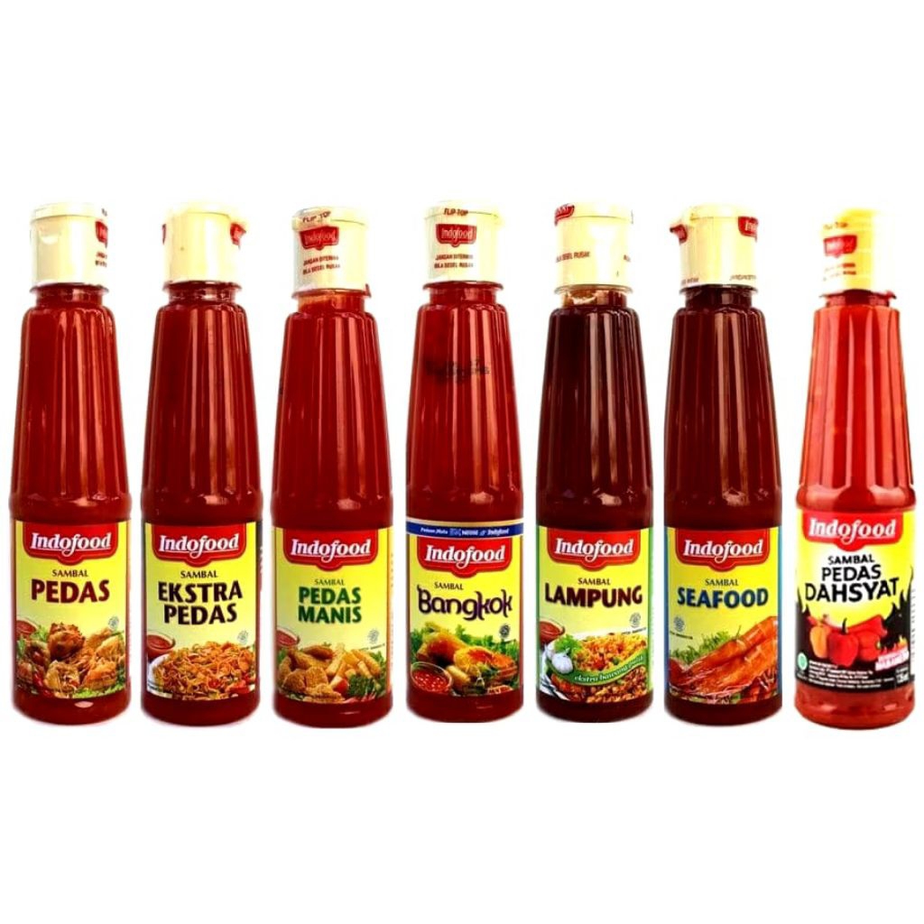 

Saus Indofood 135ml//saus sambal//saus tomat//saus extra pedas//saus pedas manis//kecap manis//saus termurah//saus Indofood botol