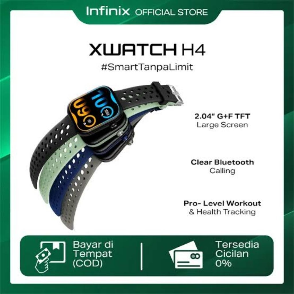INFINIX XWATCH H4 SMARTWATCH GARANSI RESMI INFINIX