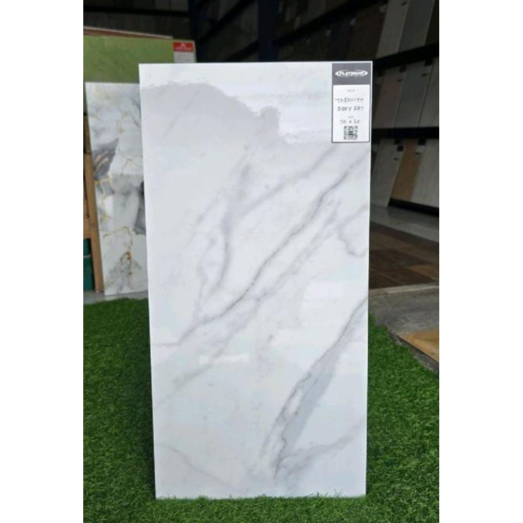 Keramik dinding cutting 30x60 Toronto Grey - platinum